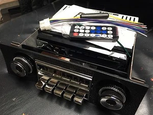 FORD XW XY GS FALCON BLUETOOTH SUPERFRINGE USB SD FM RADIO 351 REMOTE BLACK - Picture 1 of 6