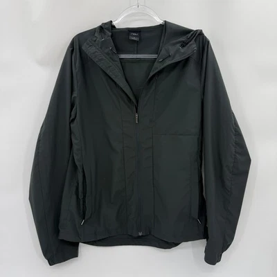Chaqueta cortavientos ligera con capucha gris NAU talla M Lightbeam para mujer Foto 1 de 4
