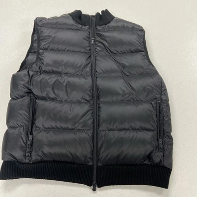 Greyson Down Black Puffer Vest Full Zipper Duck Down Feathers Medium - Image 1 of 4
