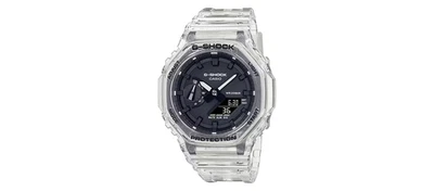 Casio G-Shock 49mm Clear Carbon Case with Clear Resin Strap Women's Watch - Image 1 of 4