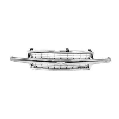 Grille For 99-2002 Chevrolet Silverado 1500 2000-2006 Tahoe Chrome Plastic - Image 1 of 4