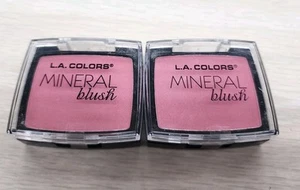 L.A. COLORS Mineral Rouge "Pearly Pink" CMB862 0,15 Oz Menge 2 Neu Versiegelt - Bild 1 von 4