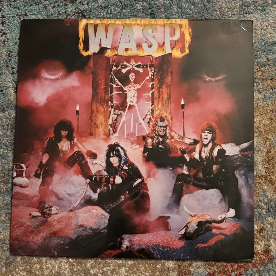 W.A.S.P. - Self Titled Debut Album - Vinyl LP - UK Press - 1984 - WASP Foto 1 de 3