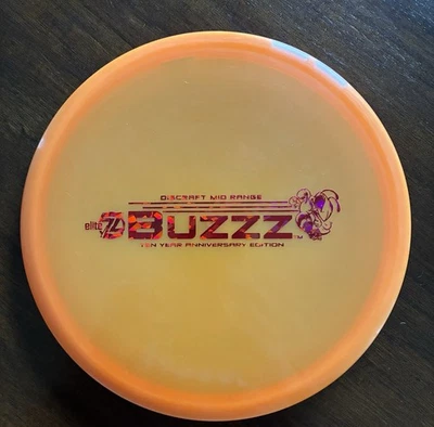 Discraft Z Buzzz 176g 10 Year Anniversary Rare OOP Disc Golf Bar Stamp Wasp Tool - Image 1 of 3