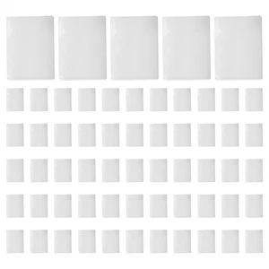 60 Pezzi 3,5 X 4,7 Porta Etichette Autoadesive Porta Carte Etichetta 1867 - Foto 1 di 6