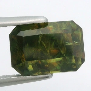 2.49Ct GORGEOUS ! NATURAL CHROME SPHENE GEMSTONE FROM AFGHANISTAN - Picture 1 of 7