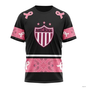 Custom Liga MX Club Necaxa Classic Paisley IN OCTOBER WE WEAR PINK BREAST CANCER - Picture 1 of 6