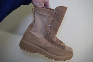 MENS 10.5 R BELLEVILLE 790V GORE TEX WATERPROOF FLIGHT COMBAT BOOTS DESERT TAN - Picture 1 of 14