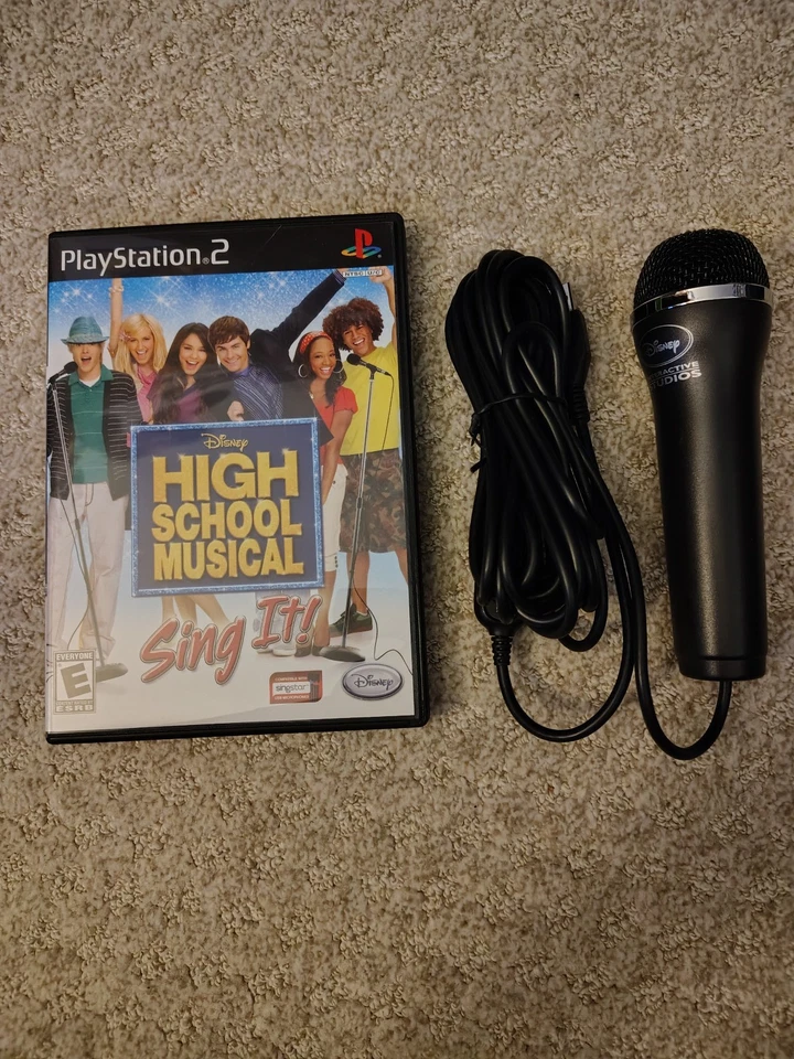 High School Musical Sing It! ¡Micrófono para juegos y PS2! ¡Probado/Funcionando! CIB! Foto 1 de 1