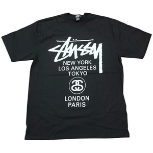 Stussy World Tour Tee Mens Size Medium - Picture 1 of 2