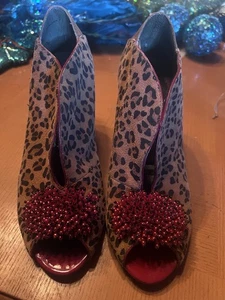 Poetic License Talk the Talk Leopard Heels Schuhe London Gr.9 EU 40 - Bild 1 von 6