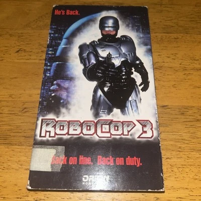 ROBOCOP 3 VHS 1994 Detroit Urban Freedom Fighters vs Greedy Mega Corporation OCP - Image 1 of 4