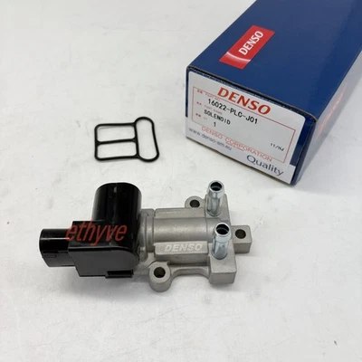 DENSO 16022-PLC-J01 New IAC Idle Air Control Valve For 2001-05 Honda Civic 1.7L Foto 1 de 4