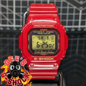 Casio G-Shock Cuadrado Elevado Rojo Dorado Solar Multibanda 30 Aniversario GW-M5630A-4 - Imagen 1 de 12