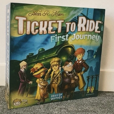 Ticket to Ride First Journey Board Game Days of Wonder Family Train Adventure - Image 1 of 4
