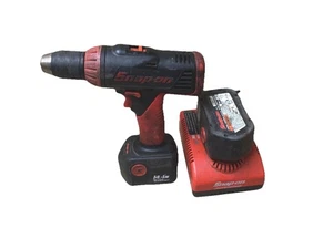 Snap-On Red And Black Drill With 18 Volt CDP4850 - Bild 1 von 17