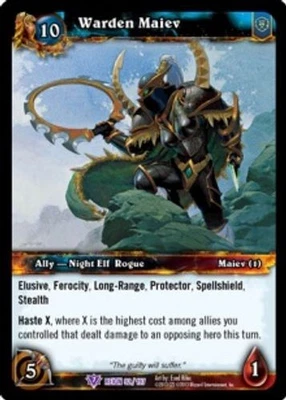 Warden Maiev - Reign of Fire - World of Warcraft TCG - Bild 1 von 4