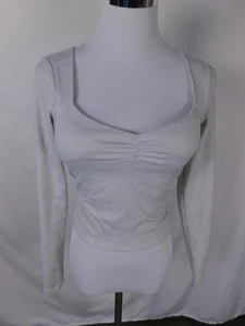 Gilly Hicks Recharge Top Womens Small Long Sleeve Scoop Neck Stretch Athletic - Picture 1 of 12