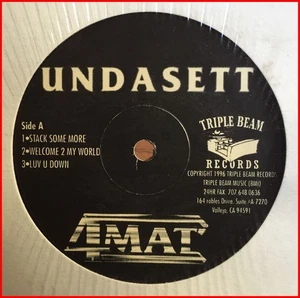 GANGSTA G-FUNK RAP 12" Undasett-sampler EP TRIPLE BEAM - RARE '96 Shrink NM mp3 - Picture 1 of 1