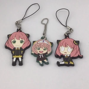 Spy X Family - Anya Forger x3 - Gummi Charm/Schlenker - US-Verkäufer - Bild 1 von 3