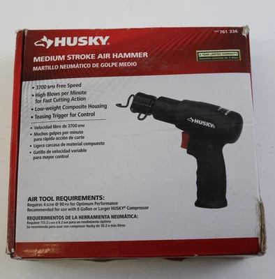 NEW Husky Medium Stroke Pneumatic Air Hammer Tool Only SEE PHOTOS - Image 1 of 4
