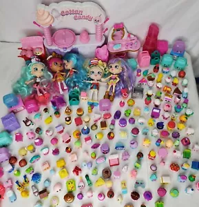 Shopkins Lote Shoppies Muñecas Juegos Piezas Accesorios 180 Plus Shopkins - Imagen 1 de 12