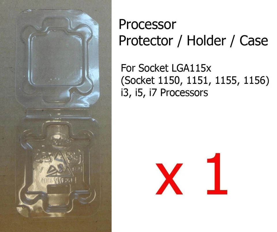cover CPU processore protezione  x socket 1150 1151 1155 1156 i3, i5 & i7 - Immagine 1 di 1