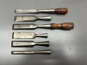 (i) JUEGO DE CINCELES DE ENCHUFE VINTAGE DE 6 PIEZAS - DIAMANTE ROJO, MARCHITA, BUCK, SUPREME - Imagen 1 de 7