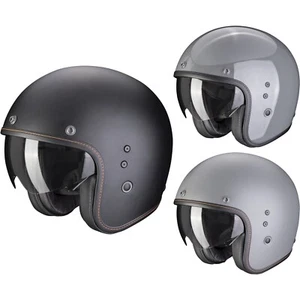Scorpion Belfast Evo Solid Motorrad Jethelm Retro Vintage Motorrad Helm Helm - Bild 1 von 10