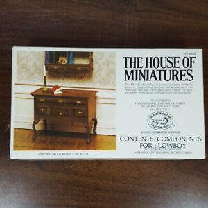 House Of Miniatures Chippendale Lowboy Circa 1725 Dollhouse Kit 40042 NEW open