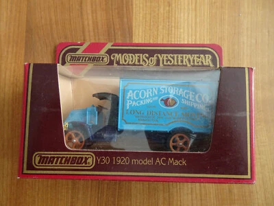 Matchbox - Models of Yesteryear -Y30 1920 AC Mack Lkw ACORN STORAGE  - 1984 1:43 - Bild 1 von 4