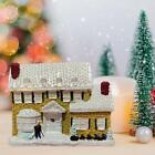 Christmas Winter Houses with Light Mini Luminous House Xmas