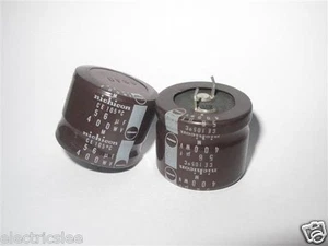 1pcs - NICHICON 56uF(56µF) 400V Radial Snap-In Capacitor - CE 105C - Picture 1 of 2