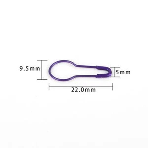 100x Gestreifte Häkeln Locking Maschenmarkierer aus ELEGANT Kragen丨UK - Picture 1 of 10