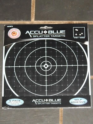 DO All Outdoors Accu Blue Splatter Target 12" Round 5Pk - ACSP7 - Image 1 of 3