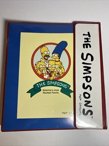 Vintage The Simpsons Binder Finder Trapper Keeper Notebook - Picture 1 of 4