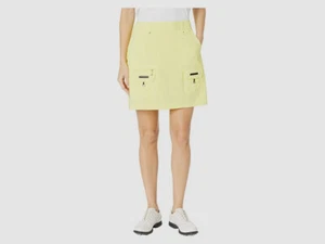 New $115 Jamie Saddock Women's Yellow Stretch Casual Lightweight Shorts Size 2 - Picture 1 of 1