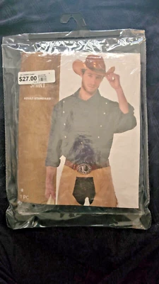 Camisa Vaquera Azul Western Outlaw Vestido Elegante Halloween Adulto Disfraz Accesorio Foto 1 de 2