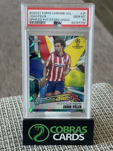 2020 Topps Chrome UCL Sapphire Future Stars Aqua Refractor /150 Joao Felix - Picture 1 of 2