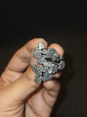 ANTIQUE INDIAN ETHNIC ZINK METAL SET OF SEAL STAMPS OLD COLLECTIBLE 16 PIECES # - Image 1 of 4