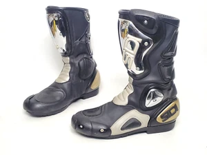 SIDI VERTEBRA Motorcycle Racing Street Riding Boots Men's EUR 42 - Picture 1 of 12