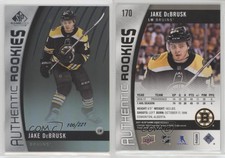 2017-18 SP Game Used Authentic Rookies Rainbow /221 Jake DeBrusk #170 Rookie RC