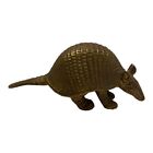 Vintage Heavy Solid Brass Armadillo 3lbs 5ounces 10.5” Long 4” Wide 4” Tall