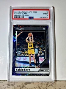 Tarjeta de baloncesto Caitlin Clark 2024 Panini Donruss #5 PSA 9 como nueva - Imagen 1 de 2