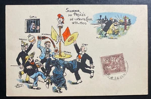 1900 France Patriotic Postcard Cover Process Souvenir De La Haute - Picture 1 of 2