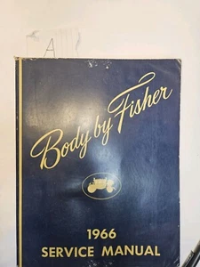 Vintage Factory Oem 1966 Body by Fisher Service Manual Gm Chevrolet Pontiac Olds - Bild 1 von 10
