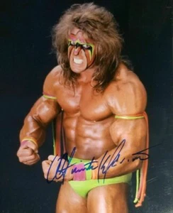 Ultimate Warrior WWE WWF Wrestler autografato 8 x 10 riproduzione fotografica lucida - Foto 1 di 1