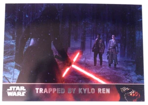 2016 Topps Star Wars: The Force Awakens refractor cromado atrapado por Kylo #89 - Imagen 1 de 2