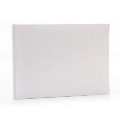 Kenro White Satin Wedding Guest Book Photo Album 76 Pages 20x14cm – KD154 - Image 1 of 2