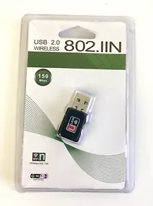 USB 2.0 Wireless 802.11N 150 Mbps, New in package - Picture 1 of 2